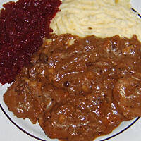 Gulasz leśny wg M&Ł