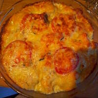 kalafior i brokuły zapiekane z sosem