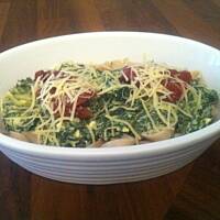 Wariacje makaronowe z sosem serowym