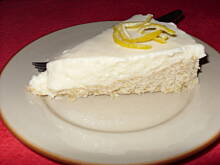 Fot. OwocowaSałateczka, Kruche ciasto cytrynowe z kremem