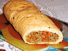 Fot. mariola2000, Ciasto nadziewane mięsem z warzywami wg M&Ł