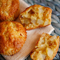 Muffinki z gruszkami