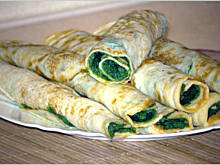 Fot. czarodziej, Naleśniki ze szpinakiem i ziemniakami