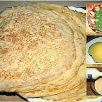 Naleśniki ze szpinakiem i ziemniakami