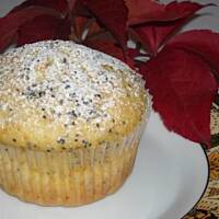 Muffinki cytrynowo - makowe