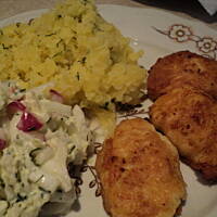 Kurczakowe "racuchy"