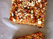 Fot. blue_megi, Keks bananowy z migdałami i krówkami