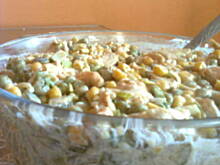 Fot. matani, Sałatka z kurczakiem zielono-żółta