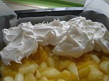 Fot. megi65, Złocista szarlotka pod puszystką kołderką