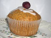 Fot. Agussia834, Muffinki z makiem i żurawiną