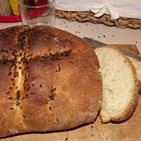 Chleb z siemieniem lnianym