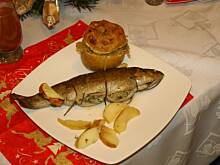 Fot. aggusia35, Kapusta Wigilijna w jabłku podana