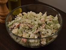 Fot. MoniaKociara, Sałatka z selera naciowego z orzechami