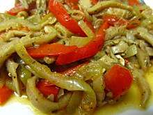 Fot. Kluko, Boczniaki z papryką