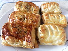 Fot. PATI :), Paszteciki z ciasta francuskiego z mięsem z rosołu