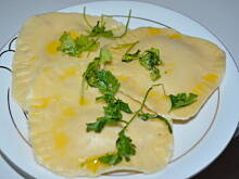 Fot. lolopopa, Kwadratowe pierogi z krewetkami