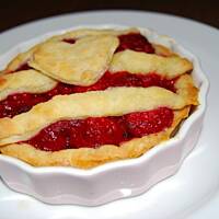 Tartinki z malinowym curdem