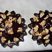 Mufinkowe murzynki z konfiturą jagodową