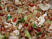 Fot. stokrotkax86, Pilaw z kaszy gryczanej i kurczaka