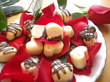 Fot. patysiapysia, czekoladki z nadzieniem jogurtowo-różanym