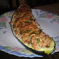 cukinia faszerowana - danie dla trzustkowców i nie tylko