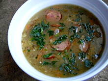 Fot. crizz, zupa grochowa z kminkiem
