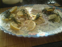 Fot. Kolorowa75, dorsz w sosie cytrynowo-koperkowym