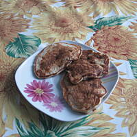 Placuszki bananowe z płatkami owsianymi