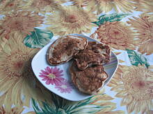 Fot. Ju$tysia222, Placuszki bananowe z płatkami owsianymi