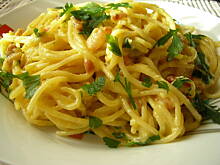 Fot. olusia23, Spagetti a la carbonara z pietruszką