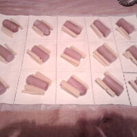 Poduszeczki z ciasta francuskiego