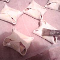 Poduszeczki z ciasta francuskiego