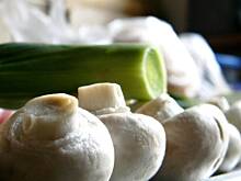 Fot. maja_str, tarta z porem i pieczarkami w sosie serowo czosnkowym