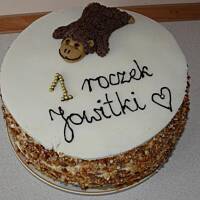 Przykładowe dekorowanie - tort urodzinowy dla dziecka