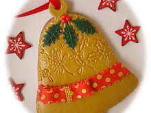 Fot. Ciasteczka z dusza, Duże dzwonki z piernika na choinkę