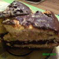 Tort orzechowo - kakaowy