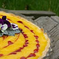 tarta cytrynowo- malinowa