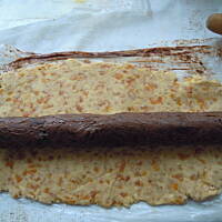 świąteczna roladka z bakaliami