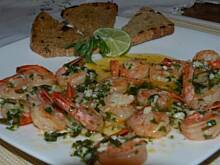 Fot. aggusia35, Krewetki w maślano ziołowym sosie