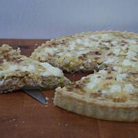 Tarta z porem i serem feta