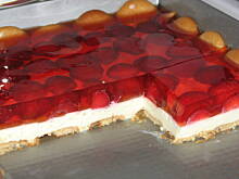 Fot. lexi27, Sernik cytrynowy na zimno z truskawkami