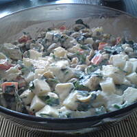 sałatka z warzywami z rosołu 2