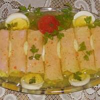 Roladki  szynkowew galarecie