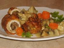 Fot. beatkaa153, Chrupiące  devolaille w sosie pieczarkowym