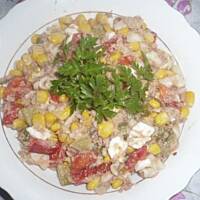 Sałatka z tuńczykiem bez majonezu