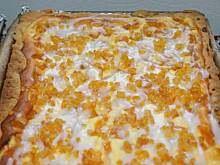 Fot. karmelowa, Przepyszny sernik z brzoskwiniami