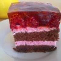 Bardzprosste i pyszne ciasto z masą malinową