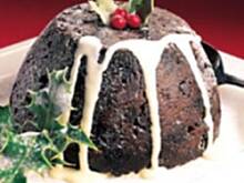 Fot. anuria, Płonący angielski pudding świąteczny z sosem