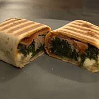 Tortille ze szpinakiem