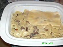 Fot. beamar75, Łazanki zapiekane z pieczarkami